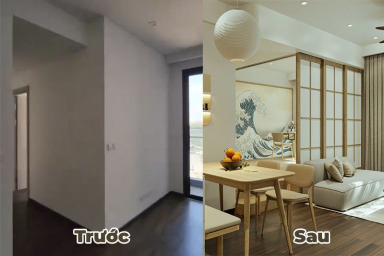 Nhân đôi không gian căn hộ Masteri Smart City Tây Mỗ với giải pháp thiết kế của Nhật