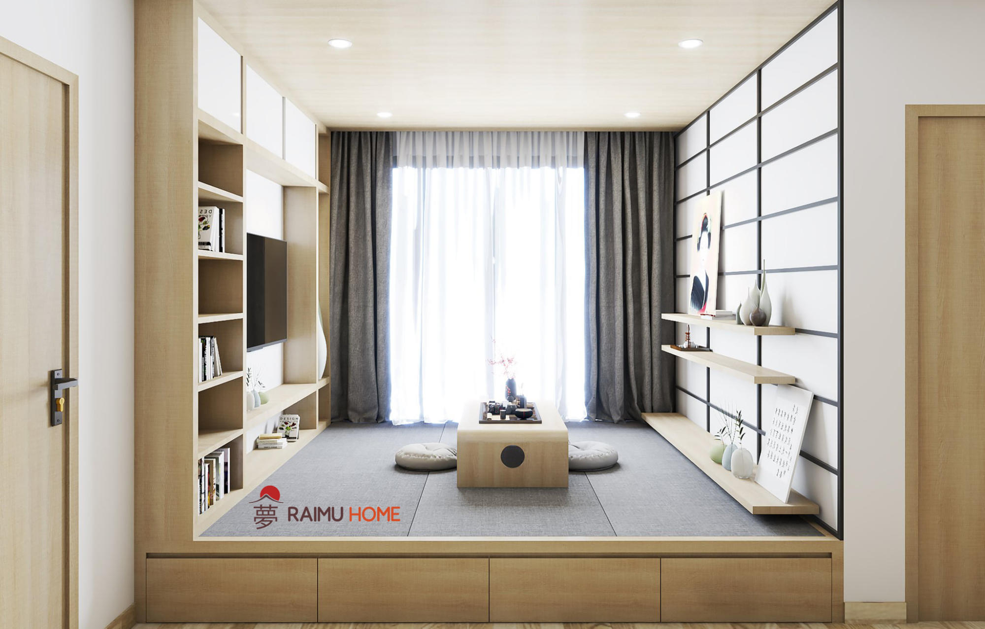 Hệ kamachi - một trong những nét đặc trưng của nội thất Nhật Bản