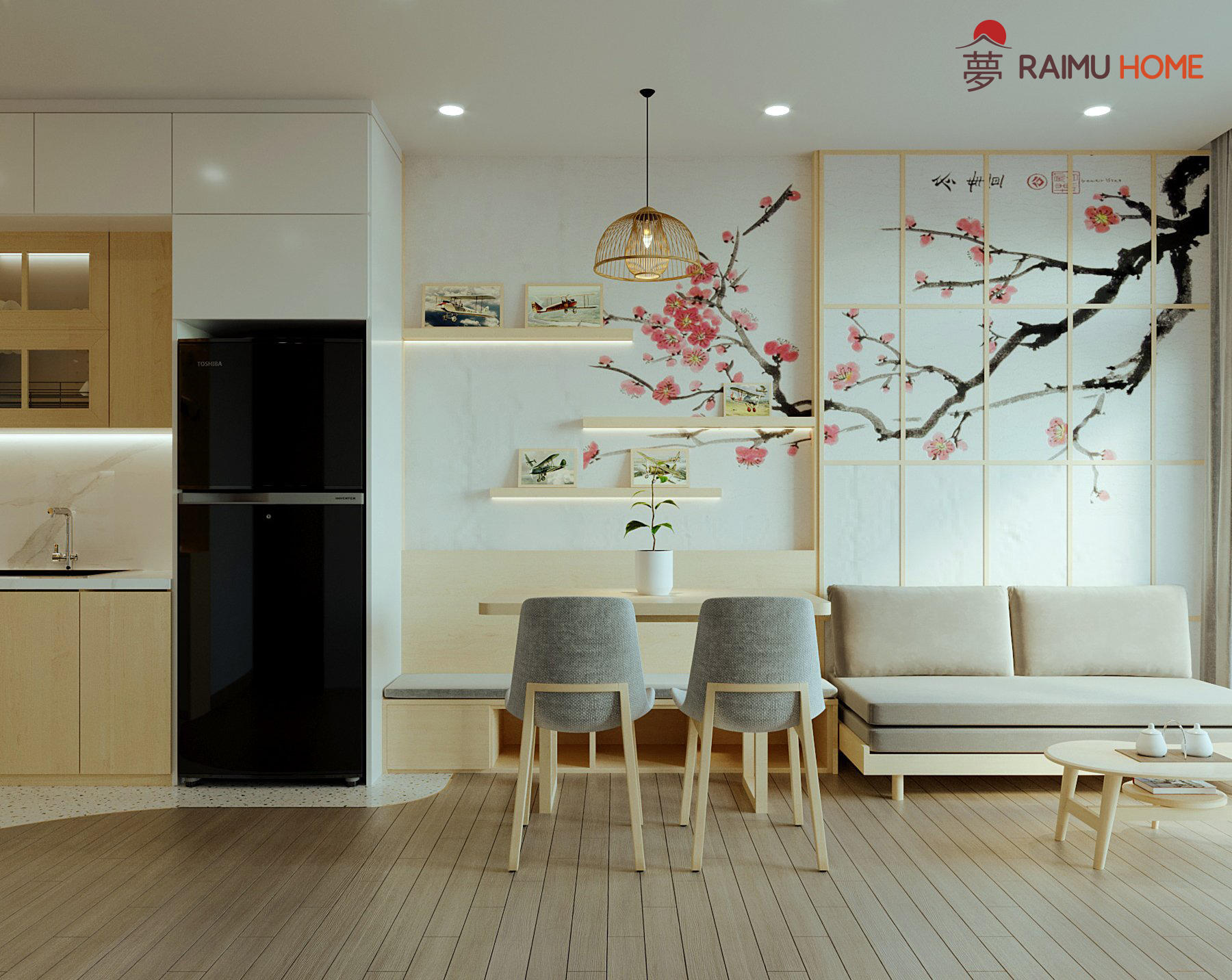 Xu hướng thiết kế nội thất chung cư phong cách Nhật Bản thịnh hành ...