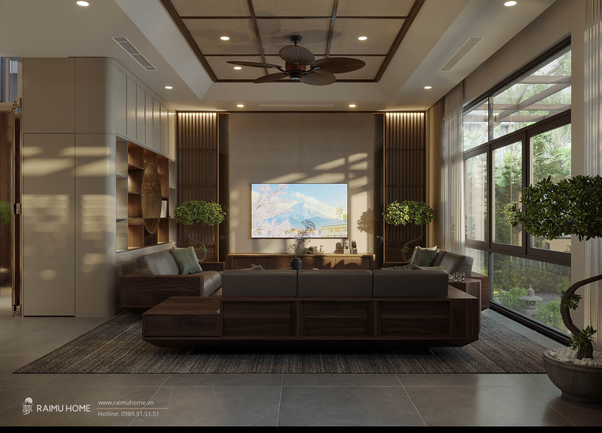 Phòng khách từ một góc nhìn khác