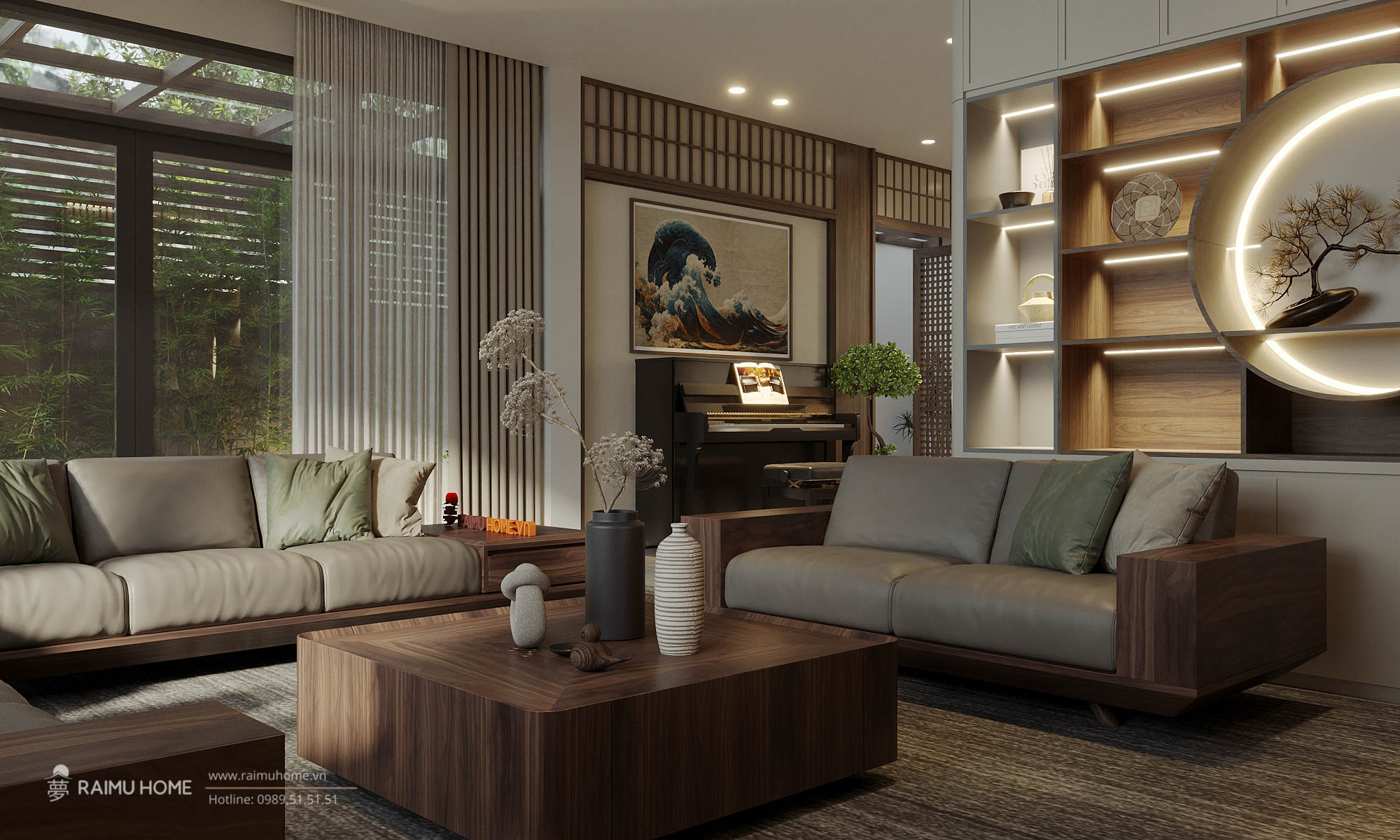 Phòng khách từ một góc nhìn khác