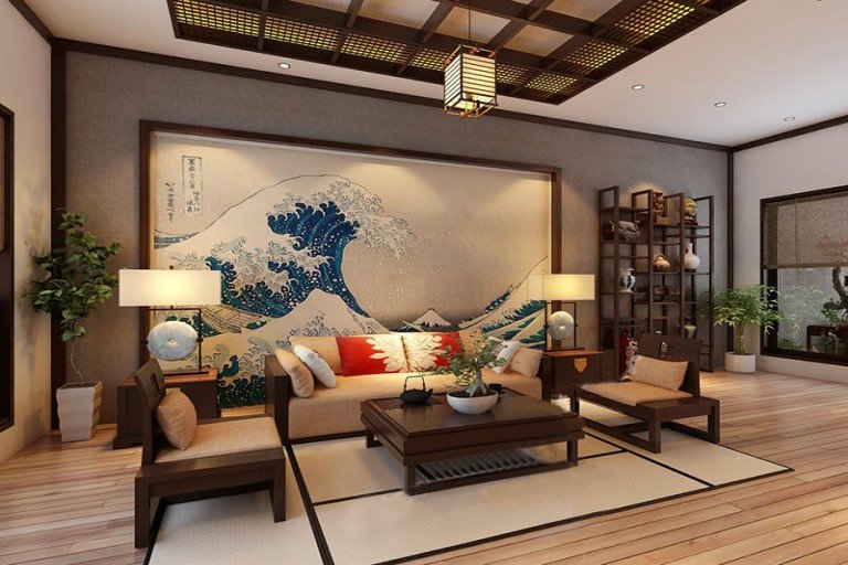 Phòng khách kiểu Nhật - phong cách của sự tinh tế vạn người mê