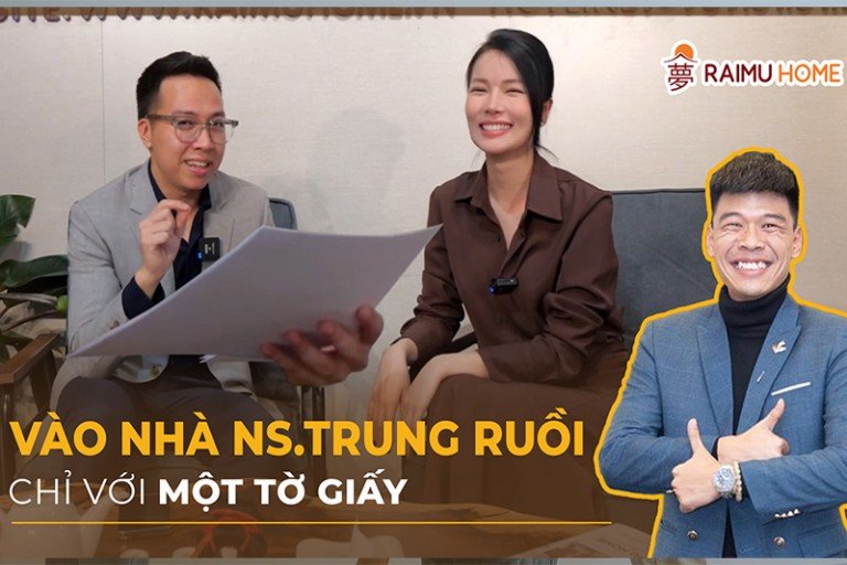 "ĐỘT NHẬP" NHÀ NGHỆ SĨ TRUNG RUỒI CHỈ VỚI MỘT TỜ GIẤY