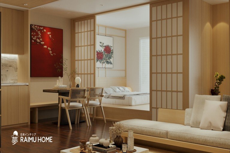 Nội thất Nhật Bản trong căn hộ Hồ Tây "Trân trọng mọi chi tiết đều có lý do để tồn tại"