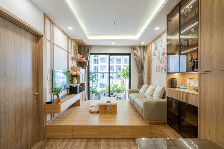 Căn hộ Wisteria: Thiết kế nội thất hiện đại, tối ưu không gian sống bởi Raimu Home